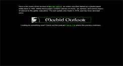 Desktop Screenshot of morbidoutlook.com
